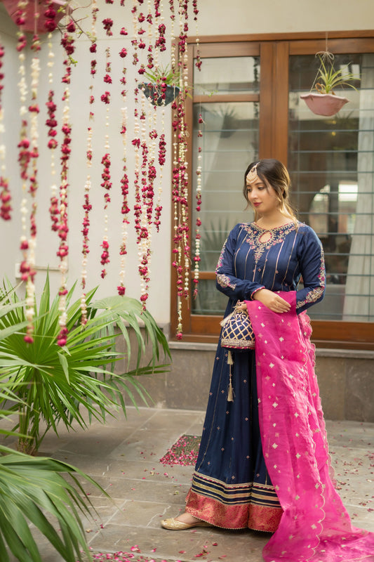 Kaira (Frock & Dupatta) L