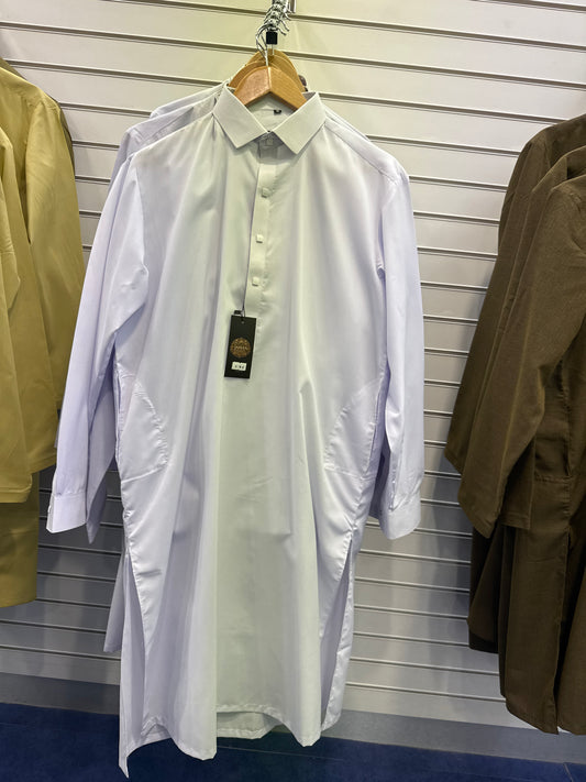 Men White Kameez Shalwar