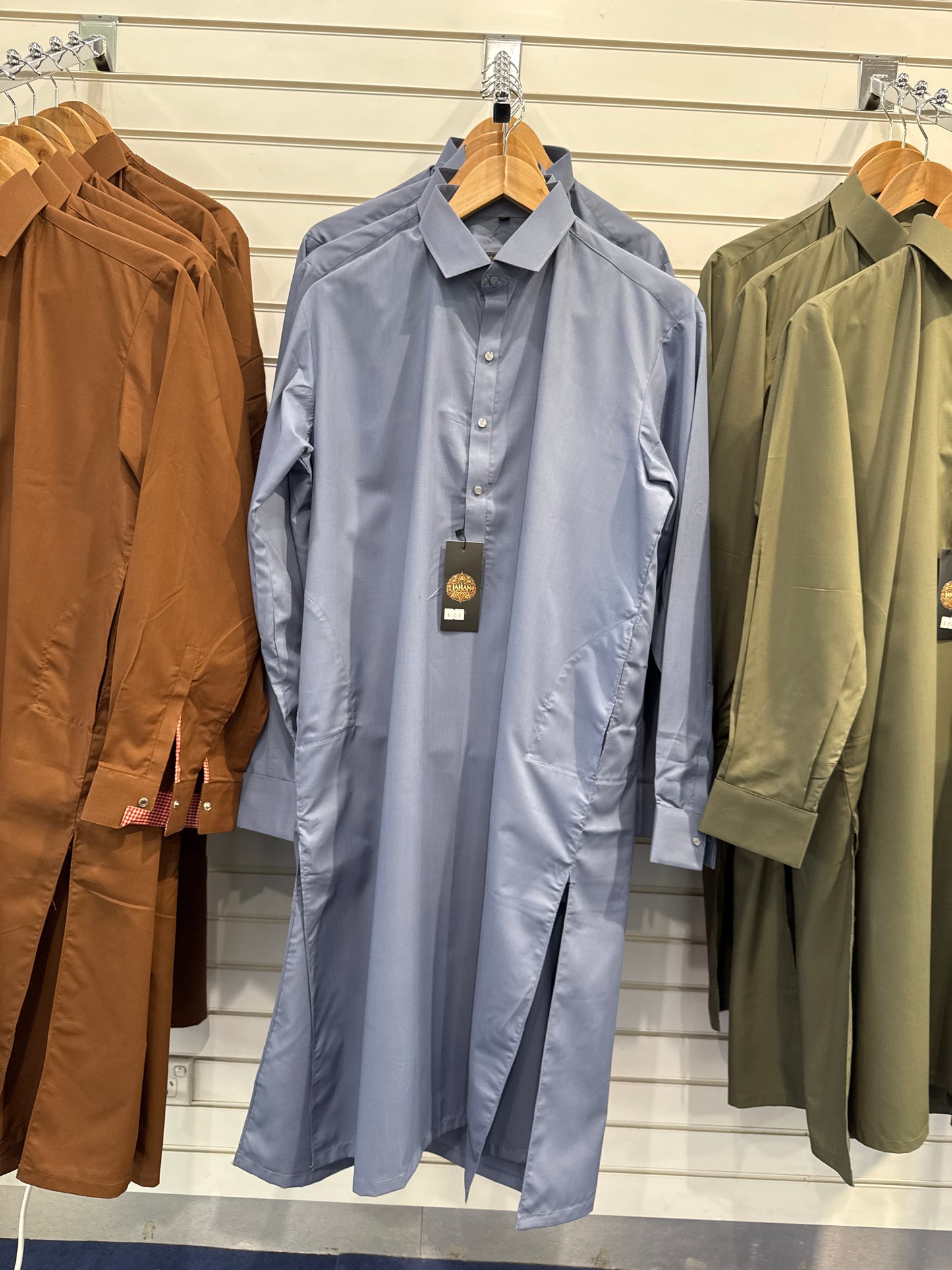 Men Kameez Shalwar Suit Blue