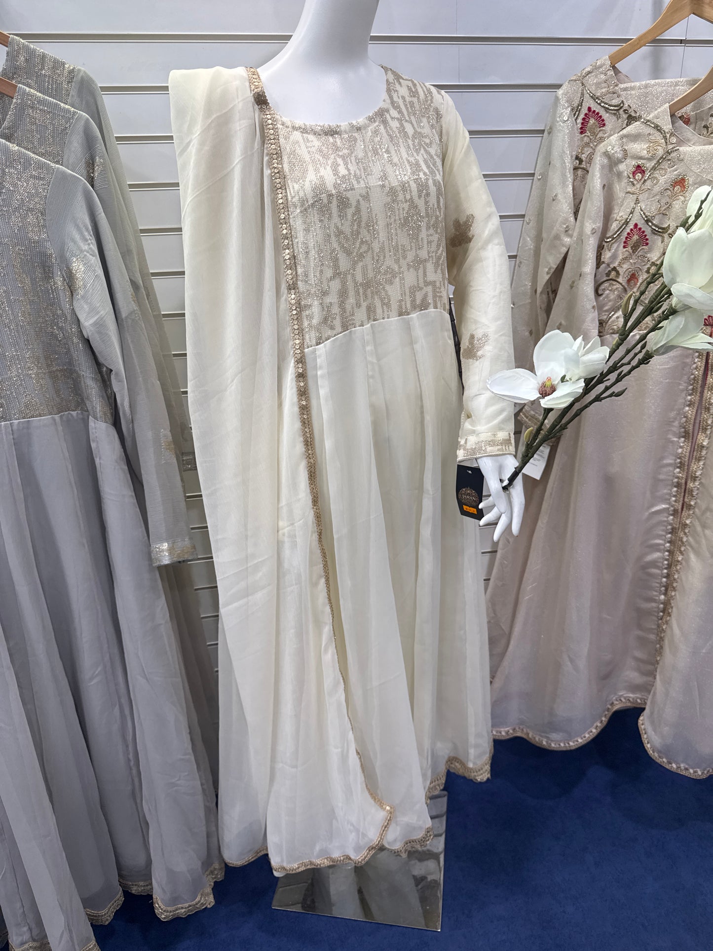 3 Pcs Anarkali Dress