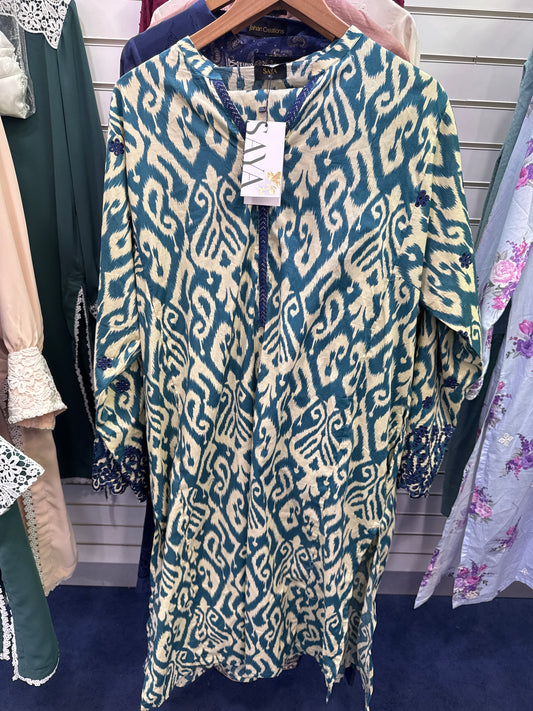 Saya 2 Pcs Printed Suit