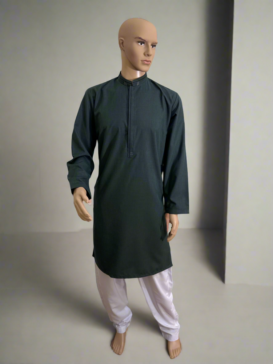 Men Sherwani Kurta Blue/Green