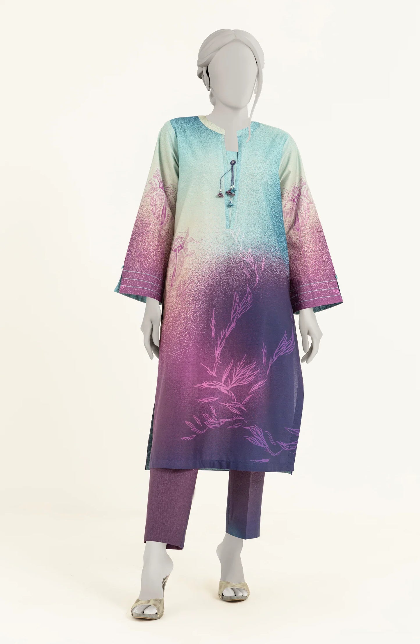 Printed Women Stitched 2Pc Suit Xl