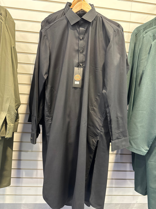 Men Black Suit Kameez Shalwar
